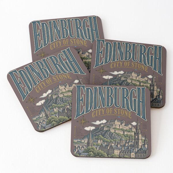 Item preview, EDINBURGH — CITY OF STONE designed and sold by KrungiT Design .