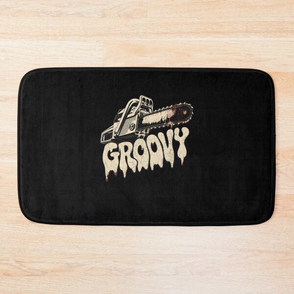 Item preview, Groovy Chainsaw Horror Movie designed and sold by nicholasscotte.
