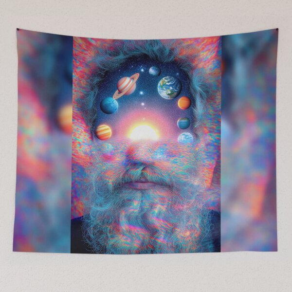 Item preview, The Solar System In His Beard designed and sold by MongLongStudio.