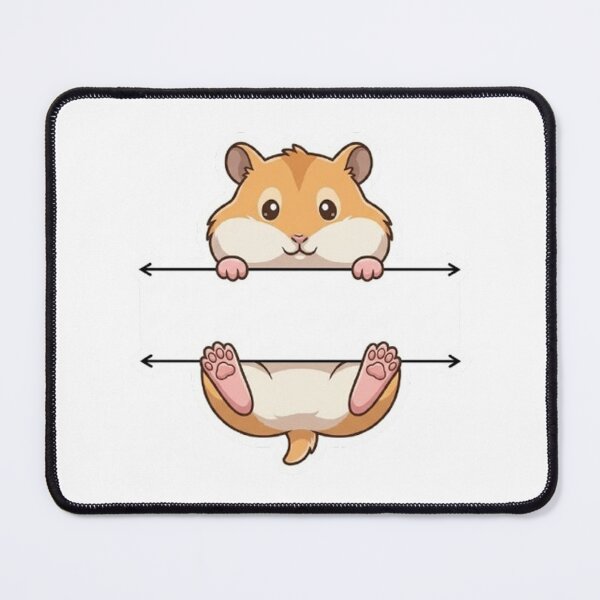 Item preview, Cute Peeking Hamster Name Frame Split Monogram designed and sold by PetalsPaws.