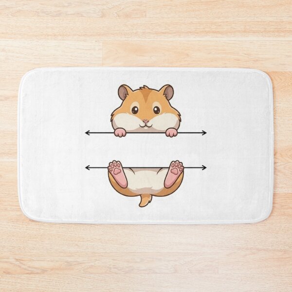 Item preview, Cute Peeking Hamster Name Frame Split Monogram designed and sold by PetalsPaws.