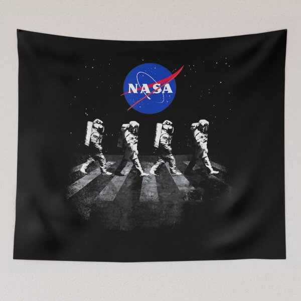 Item preview, NASA Astronauts Abbey Road Space Walk Parody Art designed and sold by kikialabama.