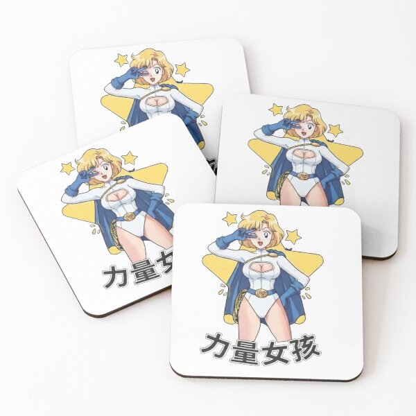 Item preview, Retro Power Heroine Blonde Space Anime Design designed and sold by redkat-4.