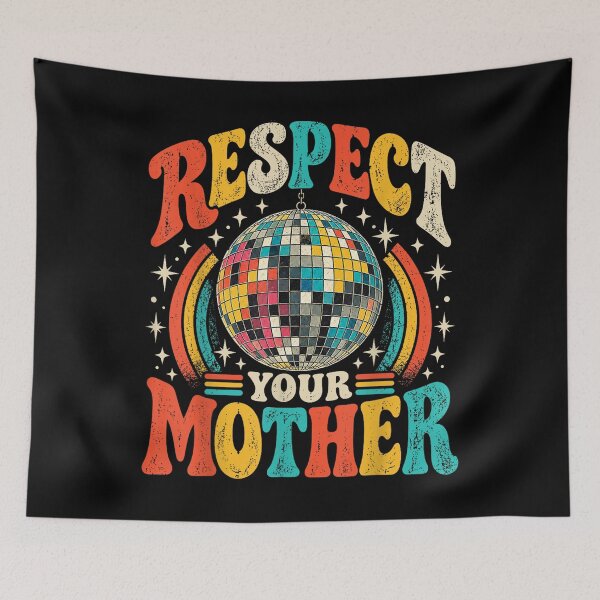 Item preview, Respect Your Mother Disco Ball Mothers Day  designed and sold by Stivaktis Art Daily.