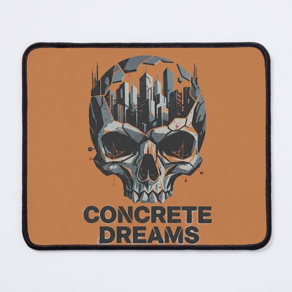 Item preview, Concrete Dreams Cyberpunk Skull City Futuristic Streetwear designed and sold by cannsuh.