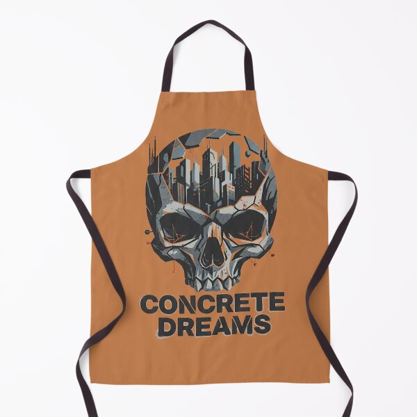 Item preview, Concrete Dreams Cyberpunk Skull City Futuristic Streetwear designed and sold by cannsuh.