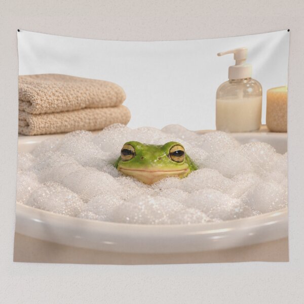 Item preview, Tree Frog Bubble Bath designed and sold by Sillytoe.