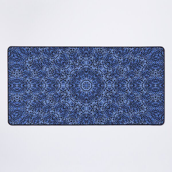 Item preview, Ornament blue round kaleidoscope designed and sold by fuzzyfox.