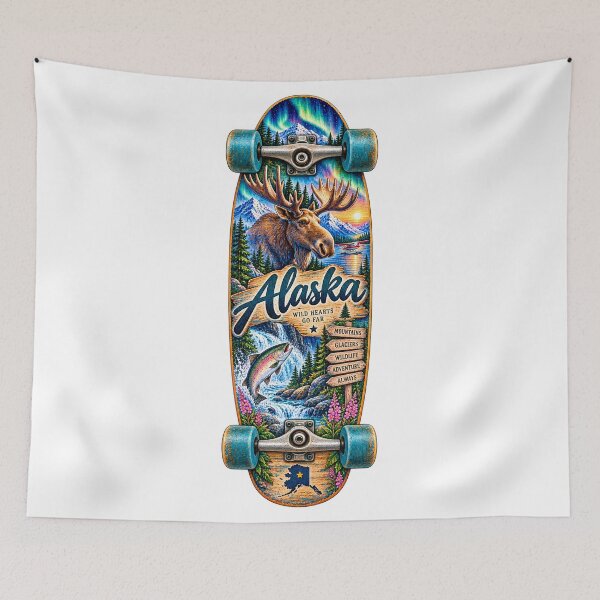 Item preview, Alaska Gen X Skateboard designed and sold by Whimspired By Paxx.