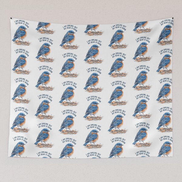 Item preview, I Am Smiling But My Beak Is Numb designed and sold by Tiffany Roy.