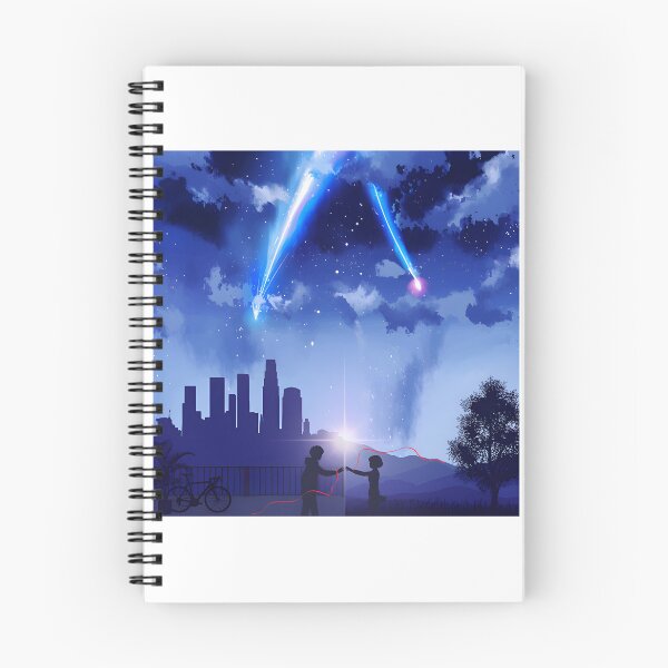 Artikelvorschau, Kimi no Na wa Your Name inspiriertes Anime-Design von Mitsuha und Taki Comet entworfen und verkauft von rumantd.
