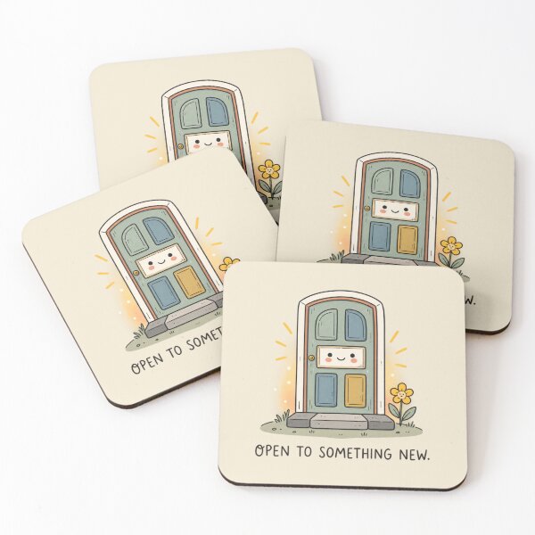 Item preview, Open to Something New | Cute Door New Beginnings Art designed and sold by MrDev.