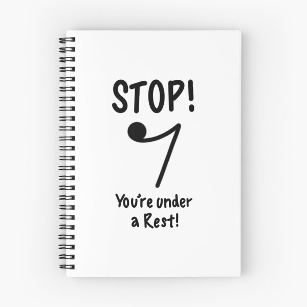 Item preview, STOP! You're under a (Quaver) Rest! designed and sold by thatmusiclife.