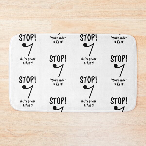 Item preview, STOP! You're under a (Quaver) Rest! designed and sold by thatmusiclife.