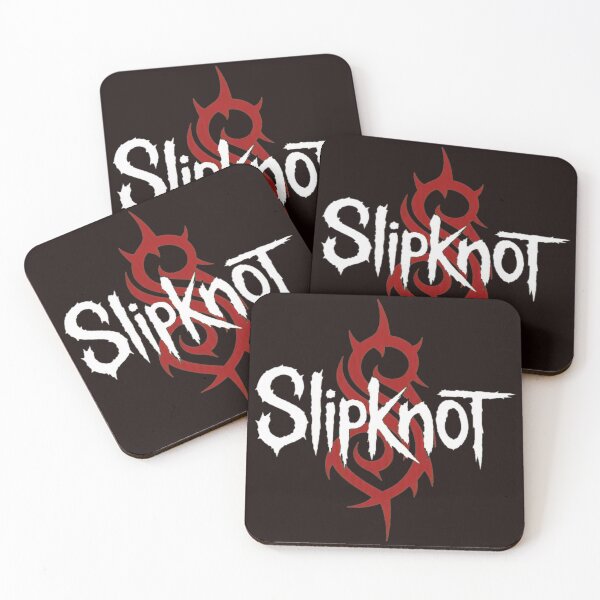 Artikelvorschau, Slipknot Logo Rotes Tribal Heavy Metal Band Merchandise entworfen und verkauft von WAHBI-HBO.