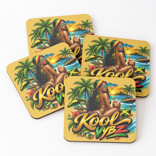 Item preview, Kool Vybz Jamaican Summer Beach Vibe Art   designed and sold by digitalbob60.