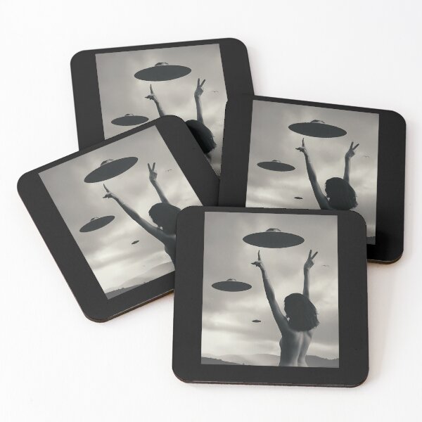 Item preview, Woman Peace Ufo Good Vibes Art By Cult Class  designed and sold by amiotrumuzi.