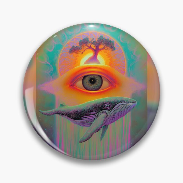 Item preview, The Whale Beneath The Tree Of Eyes designed and sold by MongLongStudio.