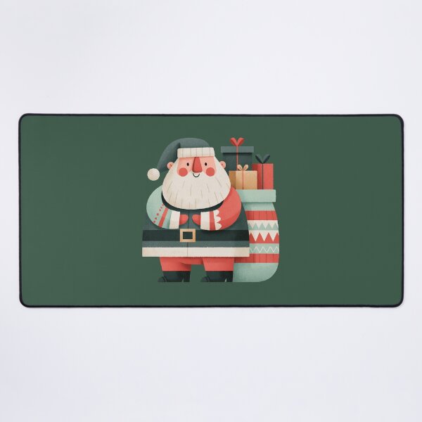 Item preview, Cute Santa Claus with Christmas Gifts Illustration designed and sold by colorful-white.