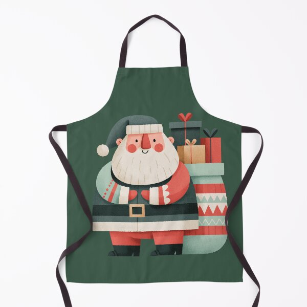 Item preview, Cute Santa Claus with Christmas Gifts Illustration designed and sold by colorful-white.