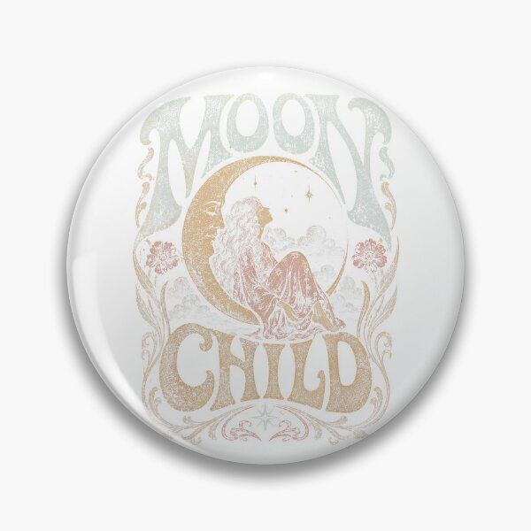 Item preview, Vintage Moon Child Retro Hippie Celestial Boho Art designed and sold by Machomanshop.
