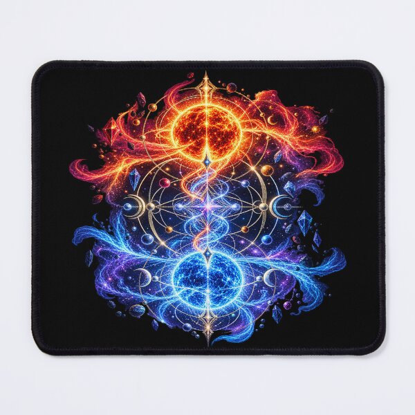 Item preview, Cosmic Energy Nexus – Fire and Ice designed and sold by TroviTutto.