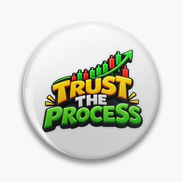 Item preview, Trust the Process Trading Stock Market Motivation designed and sold by MR4me.
