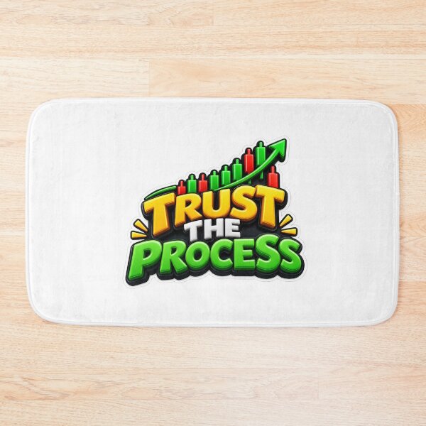 Item preview, Trust the Process Trading Stock Market Motivation designed and sold by MR4me.