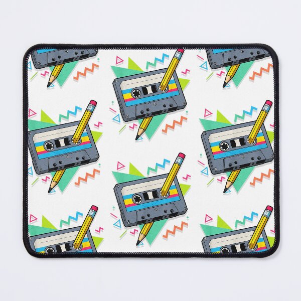 Item preview, Vintage Cassette Tape 80S 90S Music Retro Pencil Mixtape designed and sold by Machomanshop.