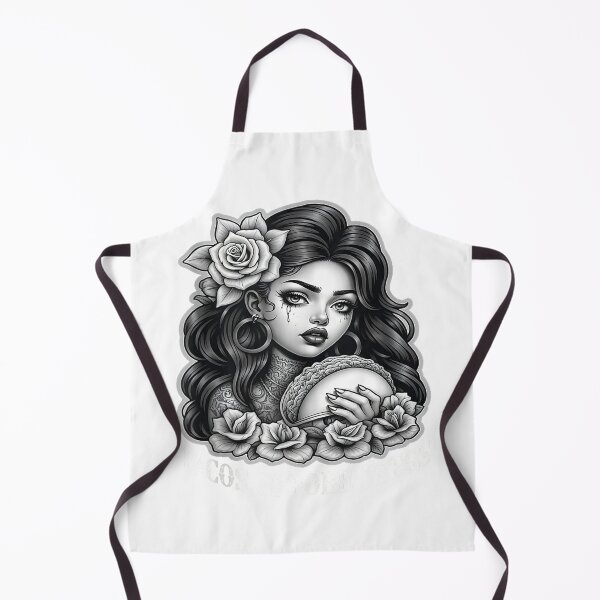 Artikelvorschau, Tacos Before Vatos Sad Chola Latina Chicana Floral Tank Top entworfen und verkauft von BeZTo.