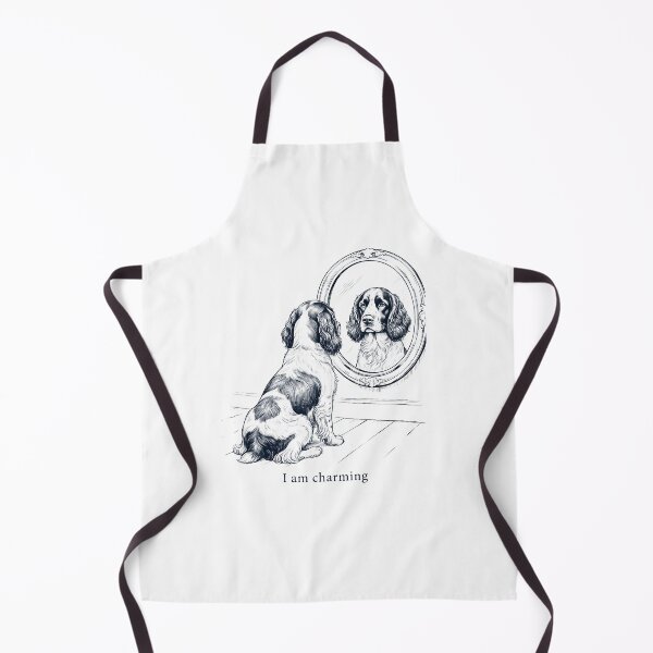 Item preview, English Springer Spaniel I Am Charming Mirror Meme Dog Lover designed and sold by dian-rody-crest.