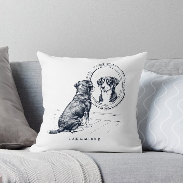 Item preview, Entlebucher Mountain Dog I Am Charming Mirror Meme Dog Lover designed and sold by dian-rody-crest.