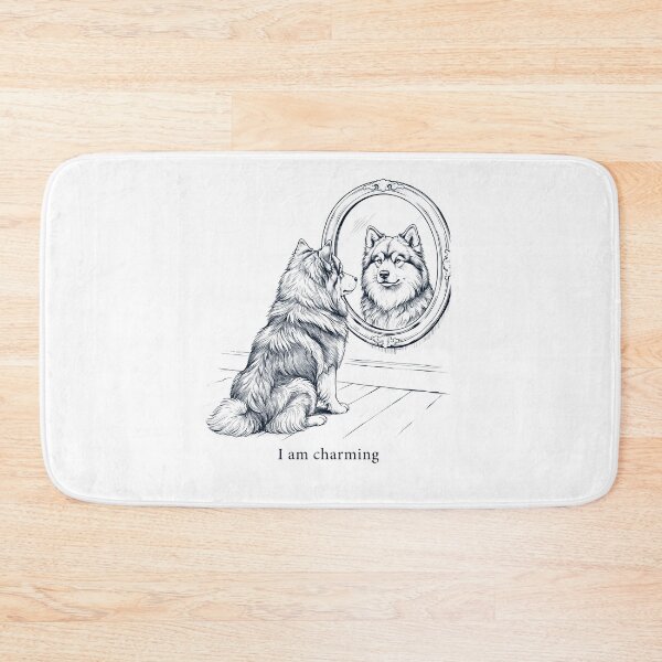 Item preview, Finnish Lapphund I Am Charming Mirror Meme Dog Lover designed and sold by dian-rody-crest.
