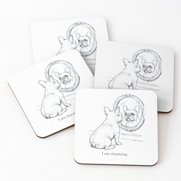 Item preview, French Bulldog I Am Charming Mirror Meme Dog Lover designed and sold by dian-rody-crest.