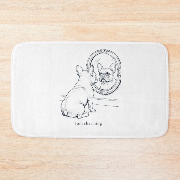 Item preview, French Bulldog I Am Charming Mirror Meme Dog Lover designed and sold by dian-rody-crest.