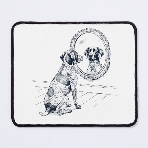 Item preview, German Shorthaired Pointer I Am Charming Mirror Meme Dog Lover designed and sold by dian-rody-crest.
