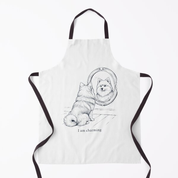 Item preview, German Spitz I Am Charming Mirror Meme Dog Lover designed and sold by dian-rody-crest.