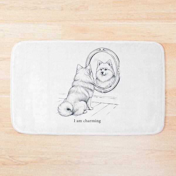 Item preview, German Spitz I Am Charming Mirror Meme Dog Lover designed and sold by dian-rody-crest.