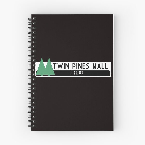 Item preview, Movie Mall Sign Pine Trees Time Travel designed and sold by ManvilleLalonde.