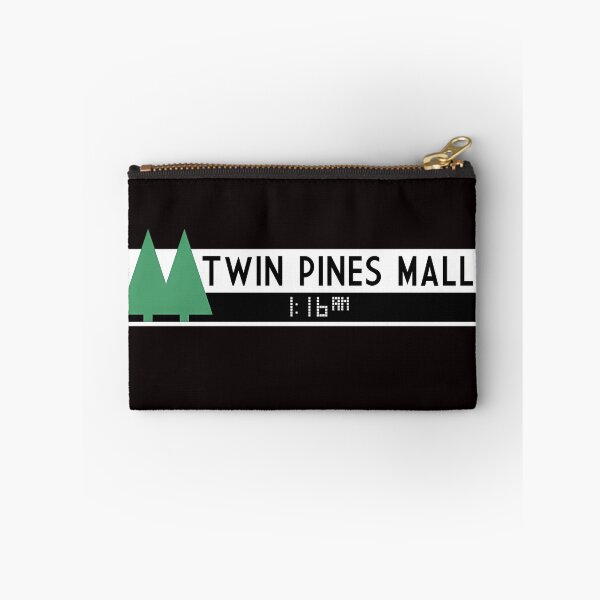 Item preview, Movie Mall Sign Pine Trees Time Travel designed and sold by ManvilleLalonde.
