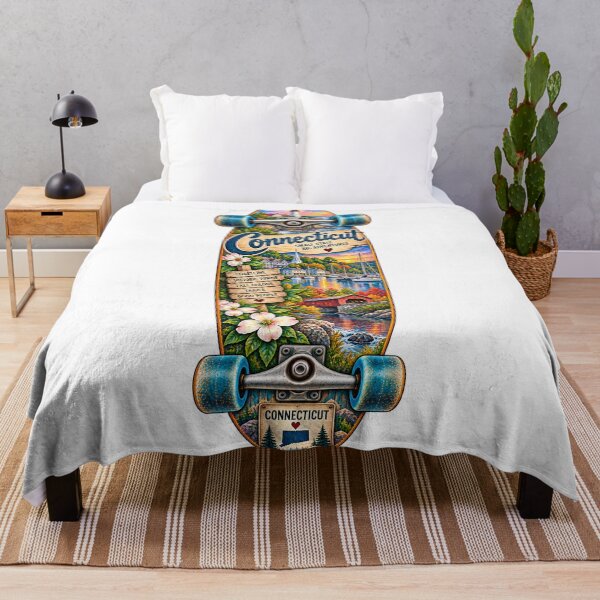 Item preview, Connecticut Gen X Skateboard designed and sold by Whimspired By Paxx.