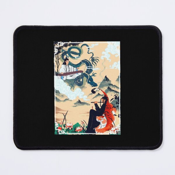 Item preview, Chinese Fantasy Xianxia Dragon And Tiger Guzheng Flute Art designed and sold by abgtuwir.