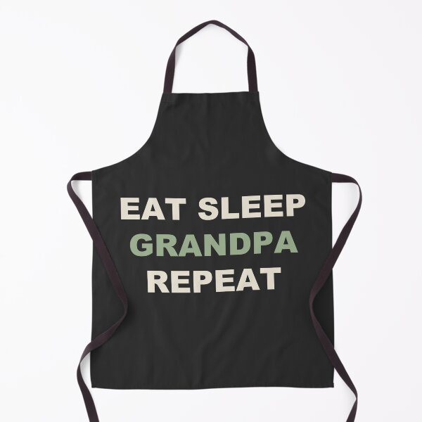 Item preview, Eat Sleep Grandpa Repeat - Grandpa designed and sold by RetroThreadWorks.