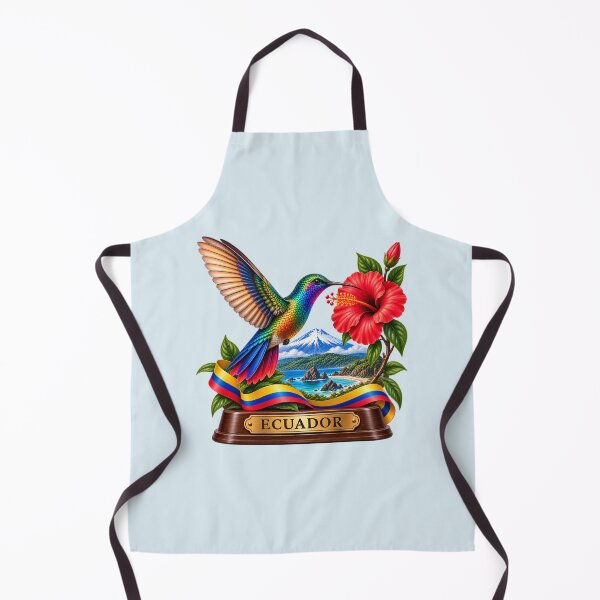 Item preview, Ecuadorian Hummingbird and Volcano – Ecuador Nature & Culture designed and sold by HO•Designs.