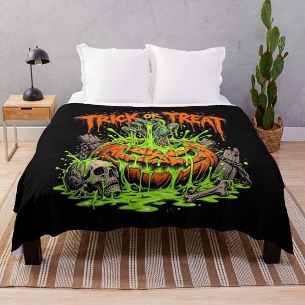 Item preview, Halloween Pumpkin Skull Trick or Treat designed and sold by EdwinkOne.