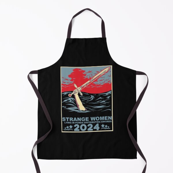 Item preview, Knight Sword in Water Mythological Retro Poster designed and sold by TINASEALEYs.