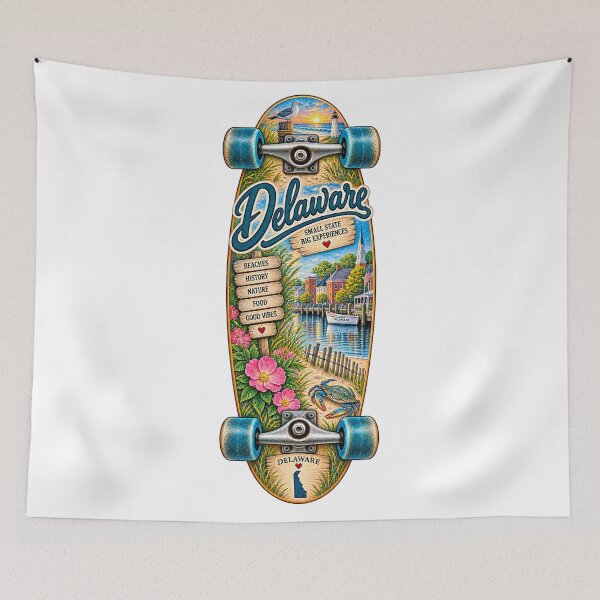 Item preview, Delaware Gen X Skateboard designed and sold by Whimspired By Paxx.