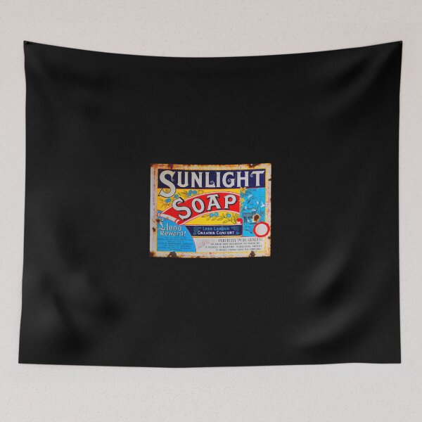 Item preview, Antique Laundry Soap Advertising Rusty Metal Sign designed and sold by TINASEALEYs.