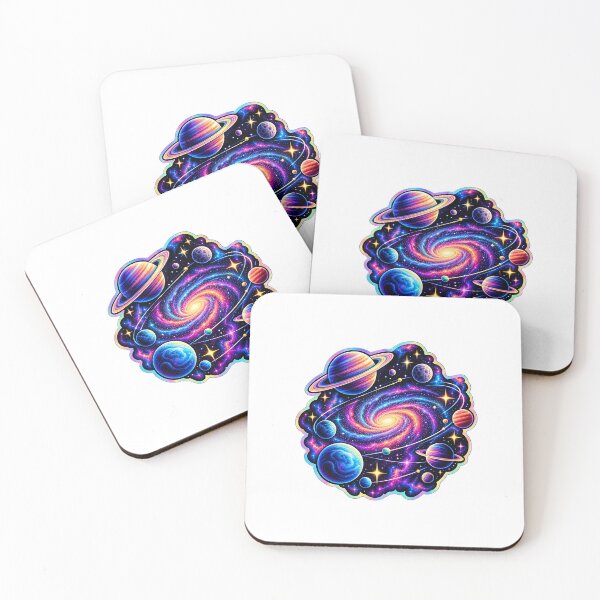 Artikelvorschau, Bunter Galaxy Universe Aufkleber entworfen und verkauft von thenksticker.