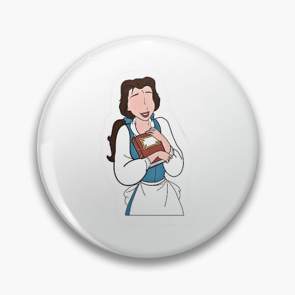 Item preview, Belle Beauty and the Beast Holding a Book Book Lover designed and sold by The Lavender Archive.